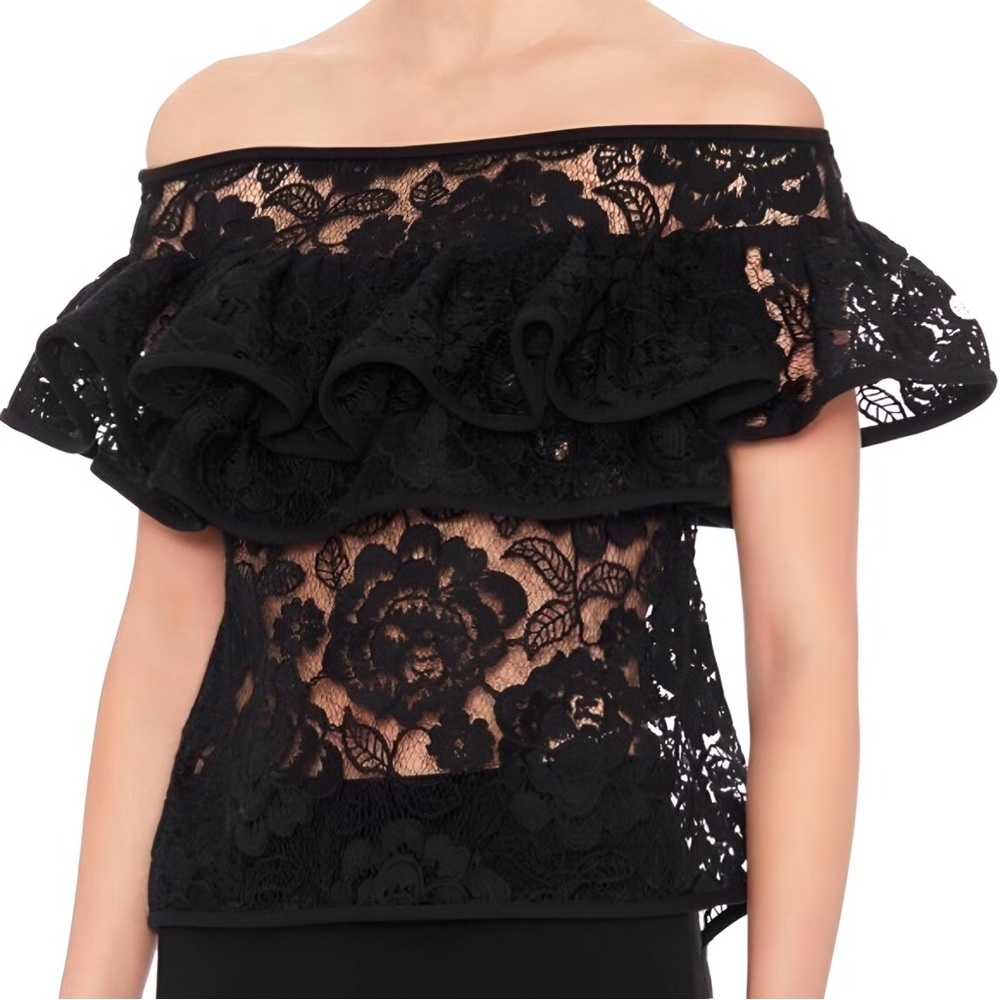 ALEXIS Ruffled Off-the-shoulder “Crista” Top